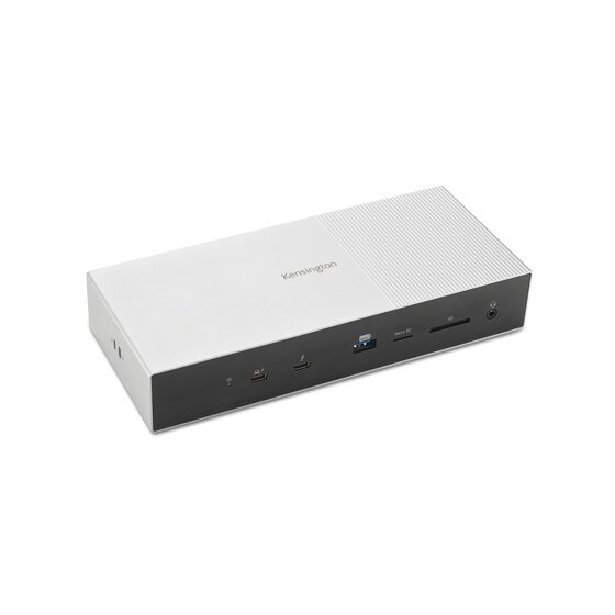 Kensington SD5000T5 Thunderbolt 5 docking station showing front ports and card readers