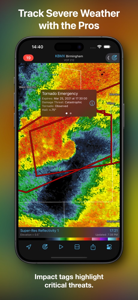RadarScope screenshot 2